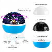 Lámpara De Noche LED Estelar Giratoria Para Dormitorio Infantil Iluminación De Galaxia Y Luna Regalo Para Niños Luz De Cama Rotativa Con Proyector De Estrellas - details 14