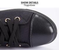 Zapatos De Correr Casuales Para Mujer En Lona Cómodos Y Moda Deportiva Botas De Promoción Compra Artículos De Zapatos Para Adultos Primavera/Otoño - details 2