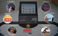 GYMFORM Cinta de correr plegable Slimfold, cinta de andar eléctrica, cinta para correr en el hogar, apto para todas las edades. Pantalla LCD, 3 niveles de intensidad y velocidad con soporte pata tablet o movil - details 3