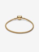 Pandora - Pulsera de Cadena con tachuelas y Cierres de corazón - Baño de Oro de 14K - details 0