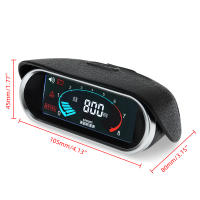 Medidor De RPM Para Coche Y Motocicleta LCD Digital Tachímetro Automóvil Con Capacidad Para 1-10 Cilindros 12/24V 0-9999 RPM Medidor De Velocidad De Motor - details 4