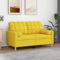 vidaXL 2x Cojines Decorativos Tela Almohada Sofá Dormitorio Color Amarillo claro,  Crema,  Gris claro y mas - details 0
