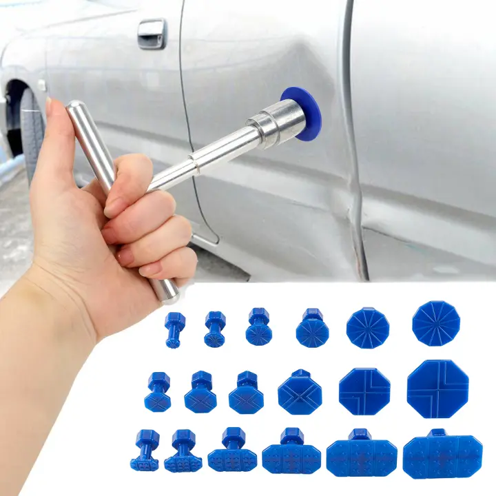 Kit De Herramientas Para Arreglar Aros De Coche Con Ventosa De Metal Mecánico Tamaño Múltiple Accesorios De Automóvil Para Reparación De Choques Y Daños En El Cuerpo Del Vehículo - 1