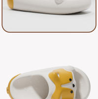 Nuevas pantumplas Corgi para Mujer en Verano con Fondo elegante y antideslizante para baño y Uso al Aire Libre, Lindas sandalias de Pareja con sensación de peces. - details 1