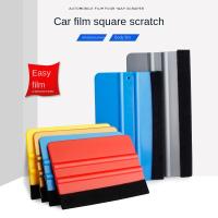 1pc Herramienta De Squeegee De Borde De Lana 4 Pulgadas Para Vinilo De Coche Limpieza Y Estilizado De Vinilos Sin Rascaduras Espátula Para Pegatinas De Pared - details 0