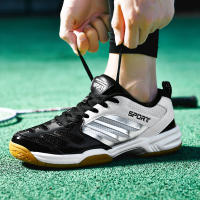 Zapatos De Badminton Para Hombres Y Mujeres Deporte Transpirables Tamaño Grande Entrenamiento Voleibol Interior Exterior Antideslizantes - details 20