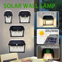 Lámpara De Pared Solar LED Con Sensor De Movimiento Luz De Tungsteno Para Jardín De Villa Iluminación Exterior Ahorradora De Energía Recargable Por Sol - details 0