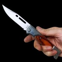 Cuchillo Plegable De Acero Inoxidable Para Camping Y Uso Doméstico Fácil De Transportar Alta Dureza Y Resistencia Al Desgaste - details 4