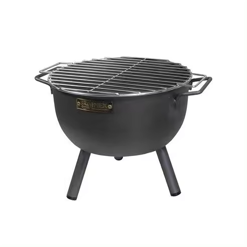 Barbacoa de Sobremesa Redonda con Parrilla Zincada Ø30x28cm Imex El Zorro - 1