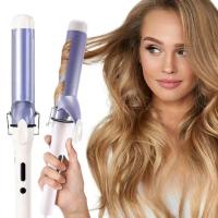 Rizador De Pelo Profesional 40mm De Cerámica Con Volteo Grande Onda Eléctrico Herramienta De Estilizado Para Cabello Seco Dual Voltage 120-240V - details 0