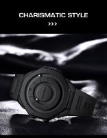 FOXBOX Reloj De Pulsera Para Hombre Moda Nueva 2025 Crea Scrolling Bolas Quartizo Reloj Casual Impermeable Lujo Ancho De Pulsera 25-29mm Diámetro De Dial 50mm Y Más - details 14