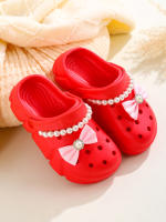 Zapatillas De Hadas Para Niñas Clogs Transpirables Con Accesorios De Lazo Zapatos De Jardín Antideslizantes Para La Playa Zapatillas De Verano Para Niñas - details 23