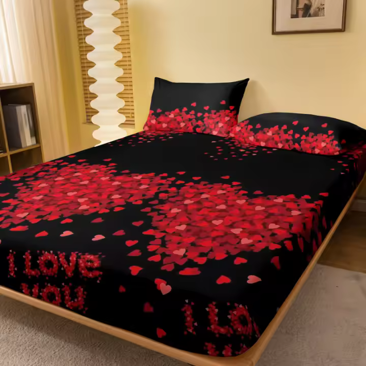 Edredón De Cama Con Patrón De Lazos Eternos En Mate 100% Poliéster Para Dormitorio Sin Fundas De Almohada Medida Única - 1