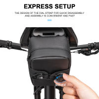 Bolsa De Sillín Para Bicicleta Gran Capacidad Bolsa De Almacenamiento Trasera Para MTB Y Ciclismo De Carretera Con Correa - details 4