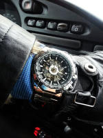 Reloj De Pulsera Deportivo De Lujo Para Hombre Forsining 2021 Acero Inoxidable Impermeable Con Caja Skeleton Movimiento Mecánico Transparente - details 14