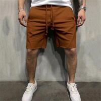 Shorts De Correr Para Hombre De Color Sólido Fitness Ropa Deportiva Casual Shorts De Verano De Pierna Larga Cierre Con Cordón - details 10
