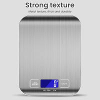 Báscula Electrónica De Cocina Precisa Miniatura Para Pastelería Y Hornear Alimentos Material Acero Inoxidable Peso Máximo De 10kg 5kg - details 0