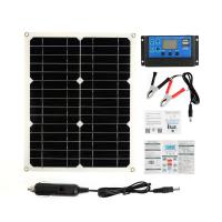 Kit De Panel Solar Portátil 100W 12V Con Controlador De Carga Solar 60A Y 2 Puertos USB Para Recarga De Móviles Al Aire Libre - details 5