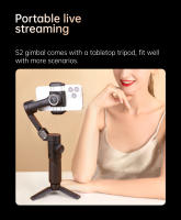 AOCHUAN 3-Axis Handheld Gimbal Stabilizador SmartXE Para Smartphone Compatible Con iPhone Android Con Rastreo De Rostro AI Vlog TikTok - details 17