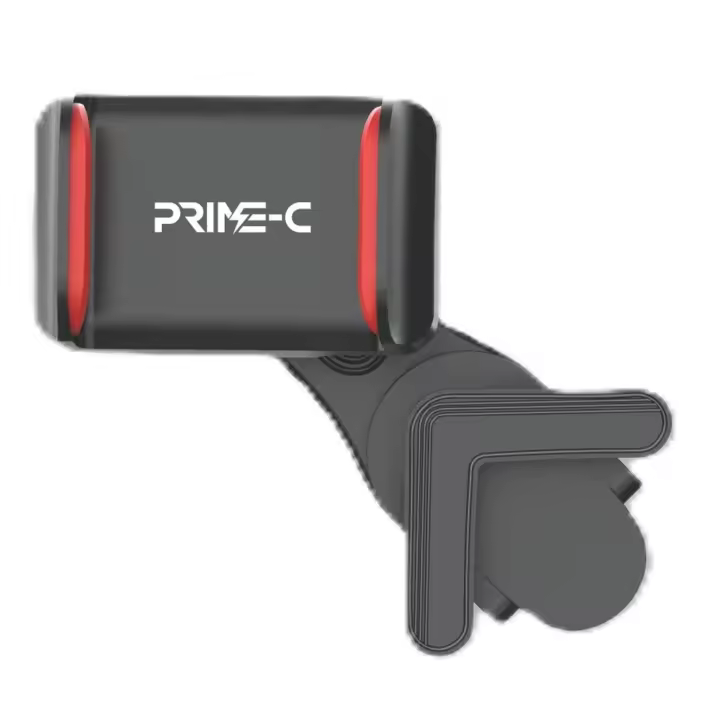 Soporte de Teléfono para Coche PRIME-C, Montaje Ajustable para Pantalla de Control e Instrumentos, Fijación Segura para iPhone, Android, Smartphones de 4-6.7", Instalación Fácil, Negro - 1