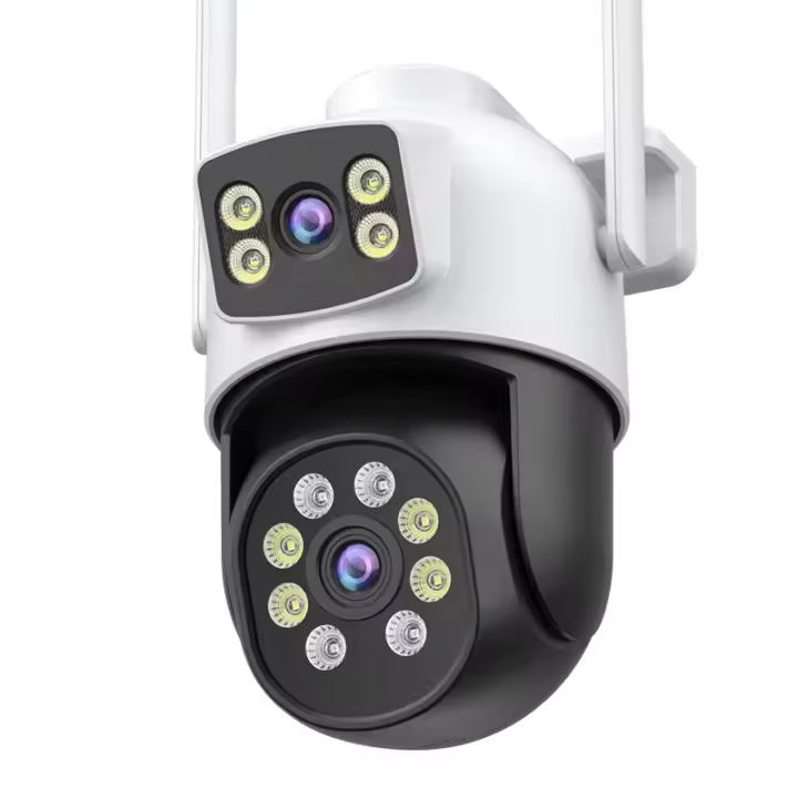 Cámara IP BESDER 8MP Wifi 4K Doble Lente Exterior Vigilancia CCTV Seguridad Visión Nocturna 5G Hz Wifi Automática De Seguimiento - 1