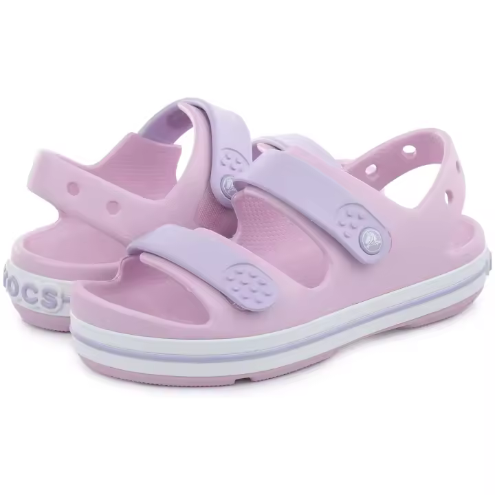 Calzado marca Crocs modelo 209423-84I para kids en color rosa - 1