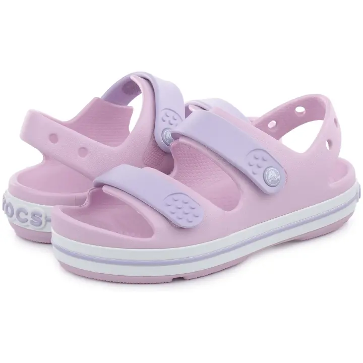 Calzado marca Crocs modelo 209423-84I para kids en color rosa - 1