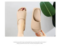 Nuevos Sandalias De Verano Para Mujer 2024 Zapatillas De Playa Cuadradas Con Plataforma Y Tacón Bajo Material Superior EVA Suela Gruesa Zapatos Casuales Para Parejas - details 8