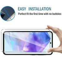 NNBILI 5Pcs Protector De Pantalla Para Samsung A55 A15 A54 A34 A13 A14 A53 A52 A12 A33 A52S A32 A35 A71 A72 A51 A22 S10E Vidrio Templado Anti-Choque Anti-Huellas Definición Alta - details 4