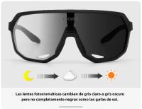 Gafas De Ciclismo Photochromic UV400 Para Hombres Y Mujeres Gafas De Sol Para Deportes Al Aire Libre MTB Y Carretera Gafas De Bicicleta Con Lente De Transición - details 5
