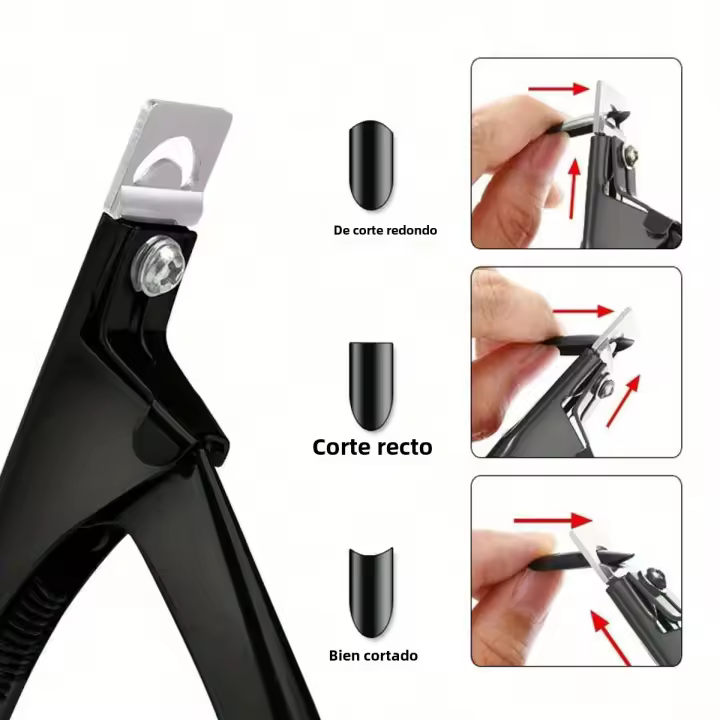 Cortador De Uñas Profesional De Acero Inoxidable En Forma De U Para Uñas Postizas De Acrílico Trimmer De Manicura - 1