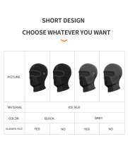 Máscara De Ciclismo Protección Solar Para Hombres Y Mujeres Faldón De Invierno Verano Motocicleta Facial Completa Algodón De Hielo Transpirable Antiuva - details 1