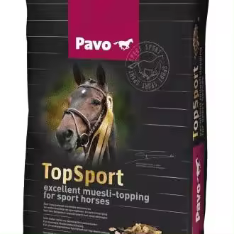 Muesli Topping para Caballos PAVO TopSport 15 Kg – para Desarrollo Muscular y Alto Rendimiento - 1