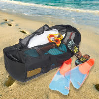 Bolsa De Red Multifuncional Con Correa Ajustable Para Almacenamiento De Equipamiento De Snorkel Y Escuba Diving Gran Capacidad Para Surfeo Natación Y Natación En Agua Salada - details 5
