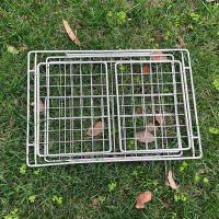 Cesta De Drenaje Para Camping IGT Con Soporte Para Platos Tazas Y Ollas Cesta De Almacenamiento Para Mesa IGT Estante De Expansión Lateral De Escritorio Material De Acero Inoxidable 304 - details 4