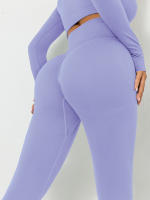 SSITO Pantalones de Yoga con Push-Up para Mujer, Leggings Deportivos sin costura, de secado rápido, Color sólido, para Gimnasio y Correr - details 7