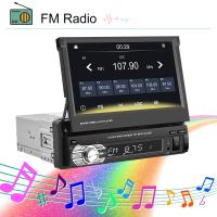 Receptor De Radio Bluetooth Podofo Android Auto 1 Din Pantalla HD Retractil De 7'' Carplay Reproductor MP5 Para Coche Con Conector USB Doble - details 7