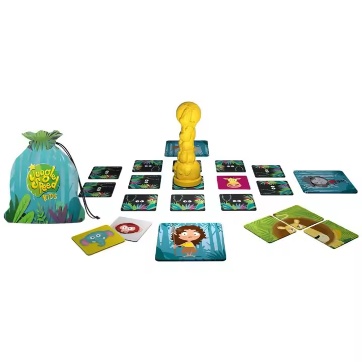 Asmodee Jungle Speed Kids - Juego de Cartas para Niños con Tótem y Estimulación Cognitiva - 1