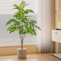 Planta Artificial De Figo Grande 76-140cm Hojas Verdes De Plástico Para Decoración De Jardín Y Exterior Estilo Tropical - details 0