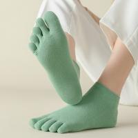Calcetines De Mujer a Cinco Dedos 5 Pares Algodón De Alta Calidad Calcetines De Tobillo Para Yoga Y Deportes Con Dedos Separados - details 11