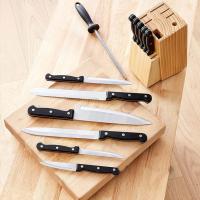【🏰Corpus Christi】Juego Profesional de Cuchillos de Cocina 15 Piezas - Acero Inoxidable, Afilado Permanente, Diseño Ergonómico, Ideal para Chef/Cocina en Casa - Incluye Portacuchillos y Afilador - details 7