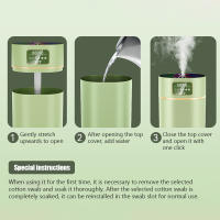 Humidificador Silencioso De Gran Capacidad 1100ml Para Dormitorio Con Aromaterapia Y Luz Ambiental De 7 Colores Para Humidificación Del Aire - details 9