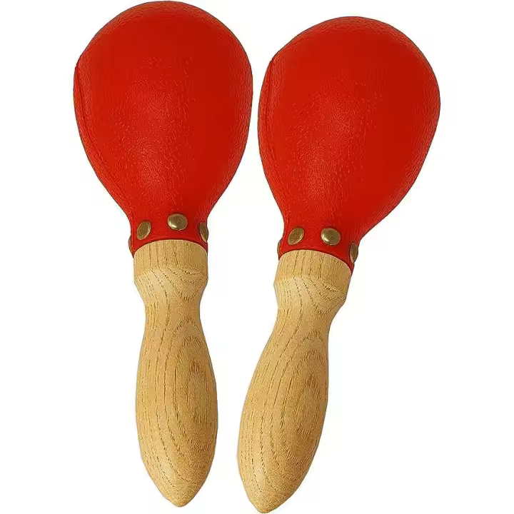 Maracas JM FOREST -   LP01RD par en color rojo perfectas para iniciación - 1