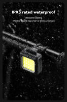 Luz De Bicicleta Frontal Y Trasera USB Recargable COB LED Impermeable IPX 5 Para MTB Con Luz De Cabeza Y Advertencia - details 4