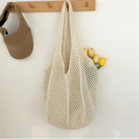 Bolso De Hombro Para Mujer Estilo Bohemio Hecho a Mano Capacidad Grande Saco De Mano De Paja Tejida Casual Bolso De Playa Verano - details 16