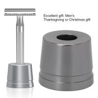 Soporte Para Cuchilla De Afeitar Manual De Metal Aluminio Herramienta De Base Para Baño Para Hombres Accesorio De Grooming - details 3