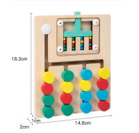 Juego Educativo De Madera Montessori Para Niños Puzzle De Colores Y Alineación Sensory Juguetes Educativos Regalos Para Bebés - details 11