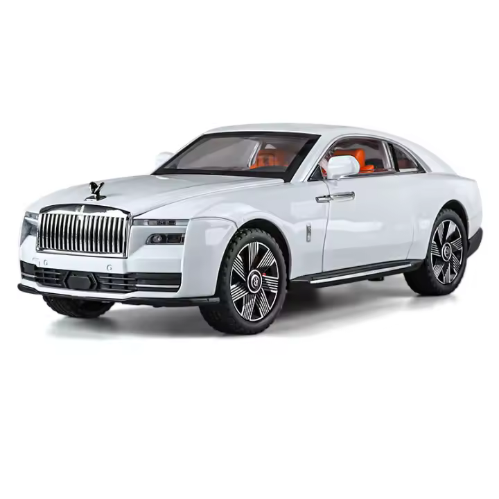  Rolls Royce Spectre De 1:24 En Aleación Con Luz Y Sonido Vehículo De Juguete a Escala Con 5 Puertas Abiertas Regalo Perfecto Para Niños - 1