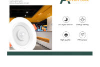 Lámpara Spot LED Inteligente Con Sensor De Movimiento PIR 5W 10W 15W 20W Para Entrada Pasillo Sala De Estar Escalera Almacén Luz De Techo Para Hogar Moderno - details 5