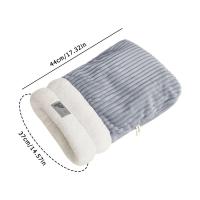 Bolsa De Dormir Para Gato Confort Semi-Abierta Escondite Para Mascotas Cueva De Abrazo Tres Capas Silla Caliente Para Camping - details 0